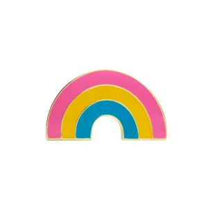 Pansexual Pride Rainbow Enamel Pin