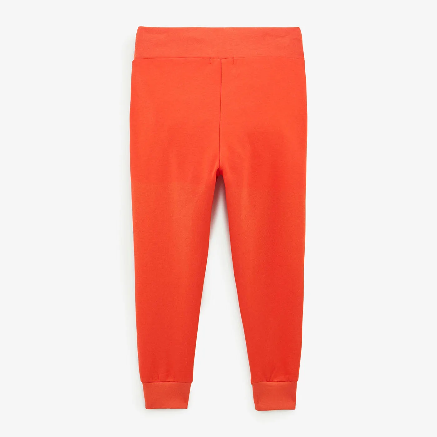 Pantalon de jogging junior en molleton orange cuivre