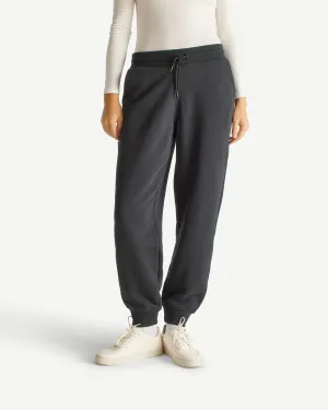 Pantalon de sport en coton Noir Iris