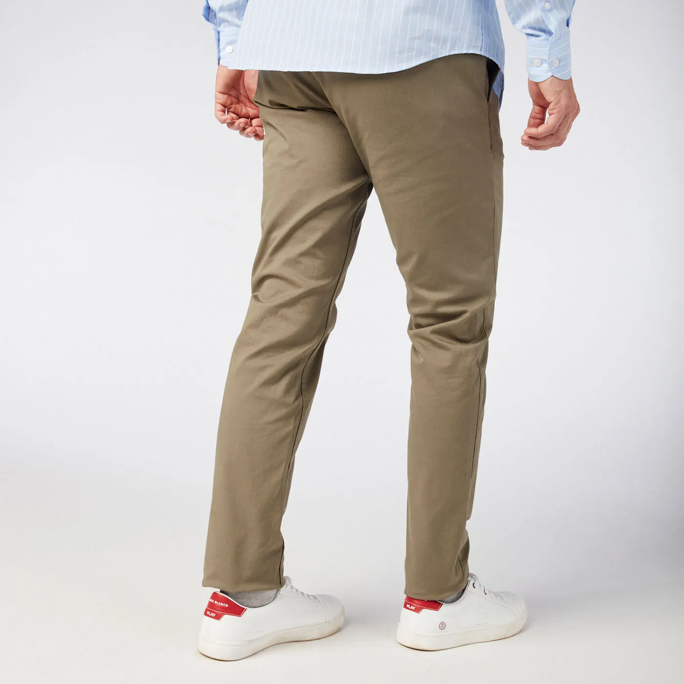 Pantalon homme chino 721 vert coupe slim