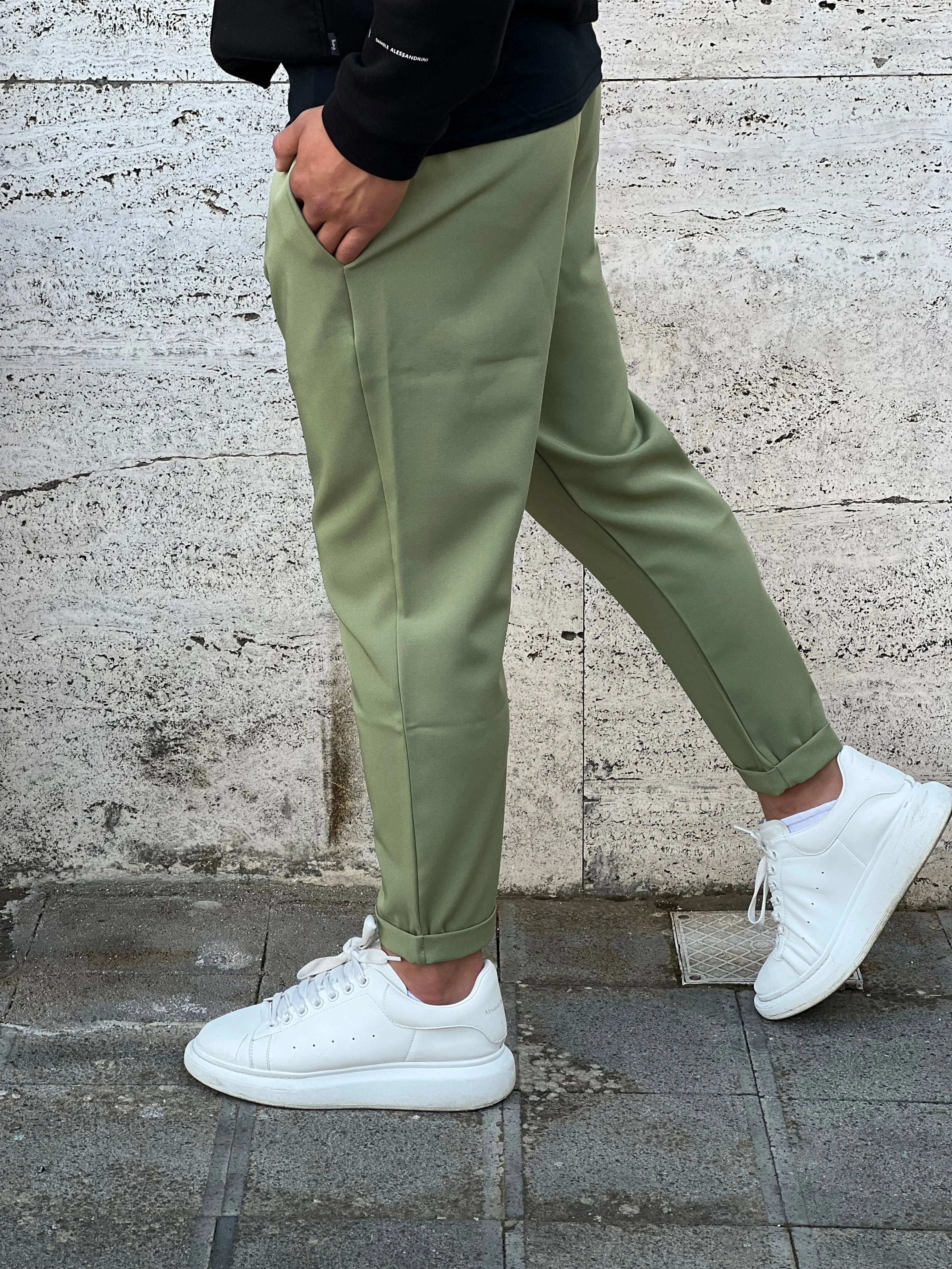 Pantalone Brema  pistacchio