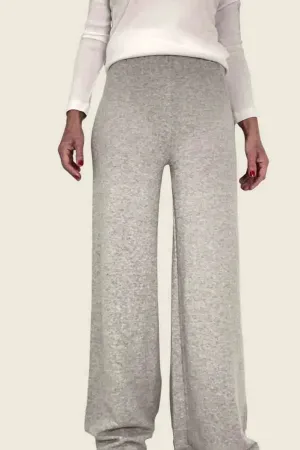 Pantalone Donna in lana merino Grigio