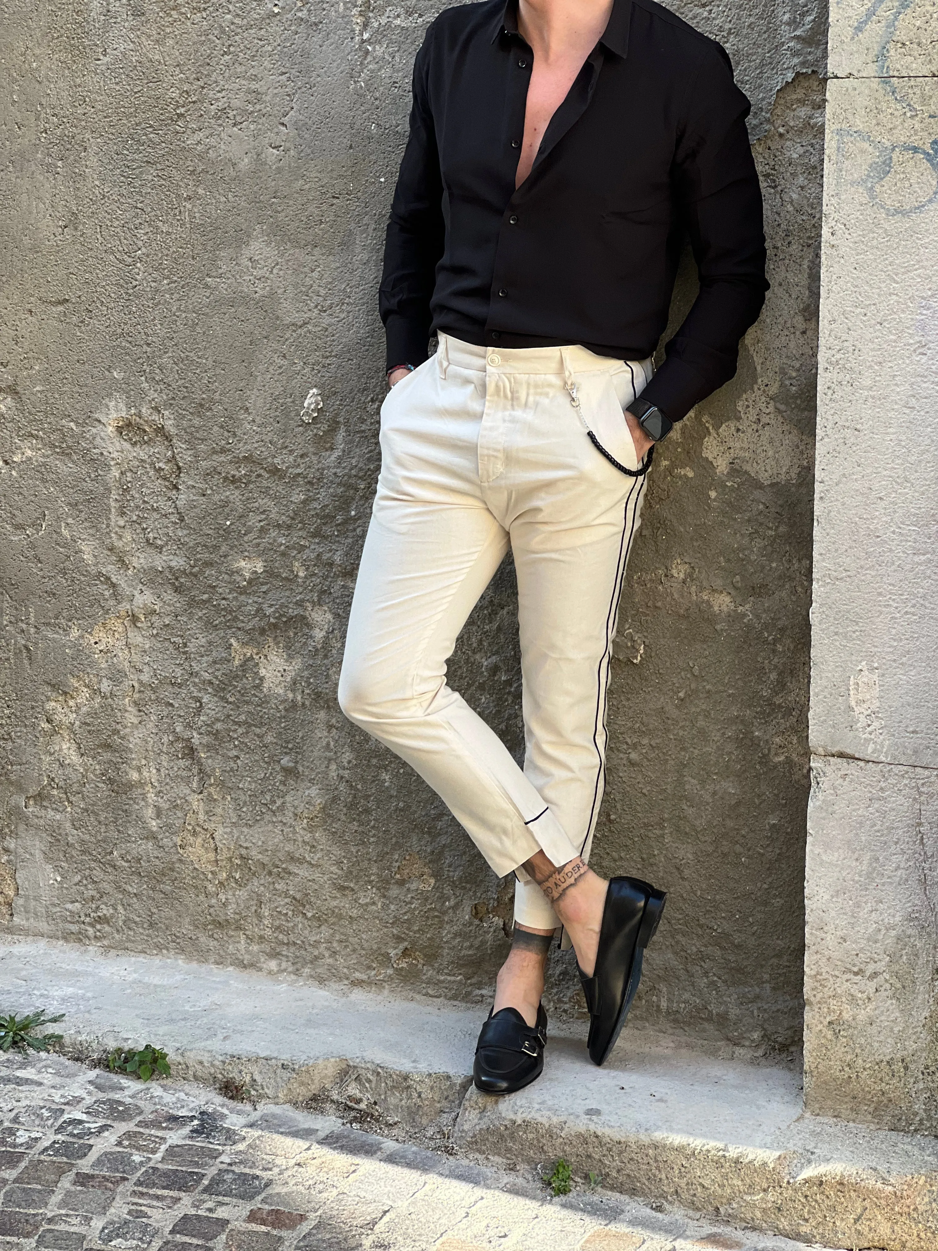 Pantalone Elegante Cream