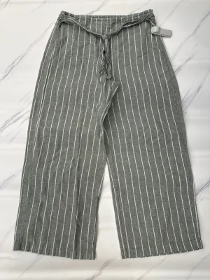 Pants Linen By Beachlunchlounge In Green, Size: M