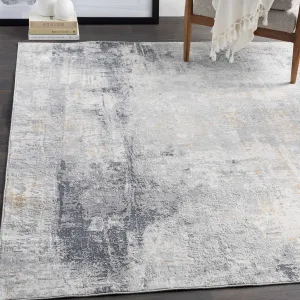 Paoli Gray Abstract 9 X 12 Rug