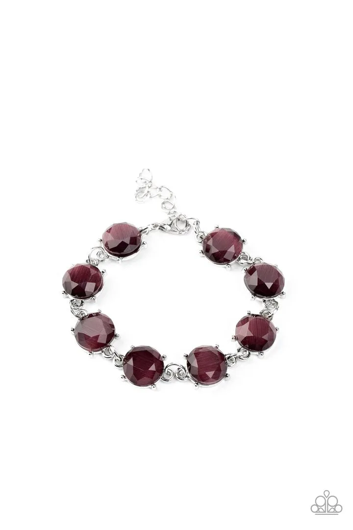 Paparazzi Ethereal Escape Necklace Purple & Ms. GLOW-It-All Bracelet Purple