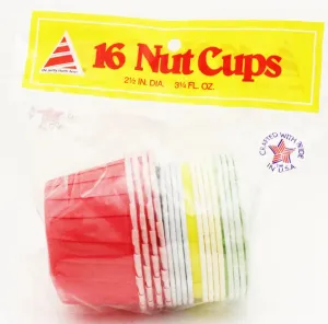 Paper Souffle Cups, 3.25 Oz Assortments - 16 Cups/Bag