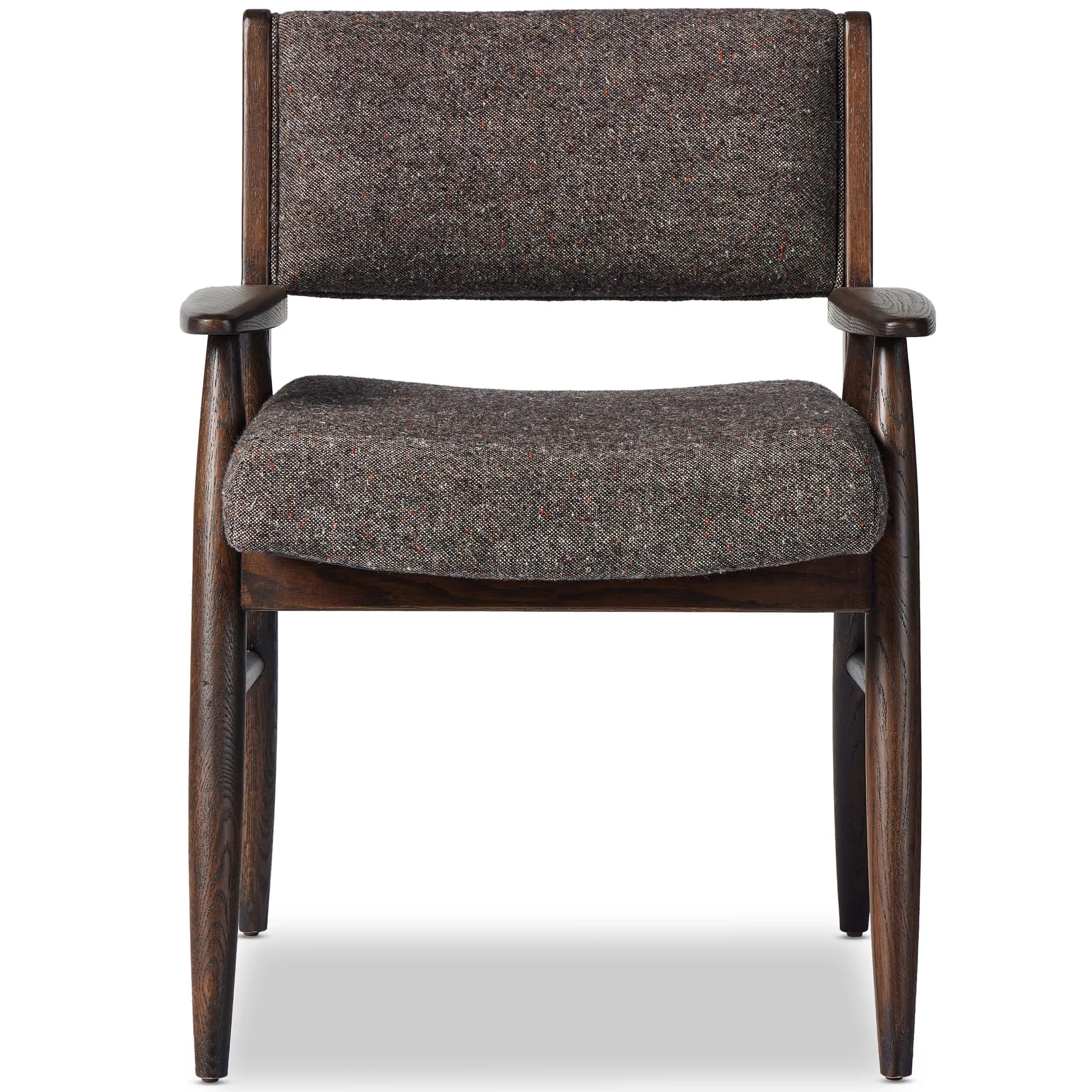 Papile Dining Arm Chair, Hasselt Ebony