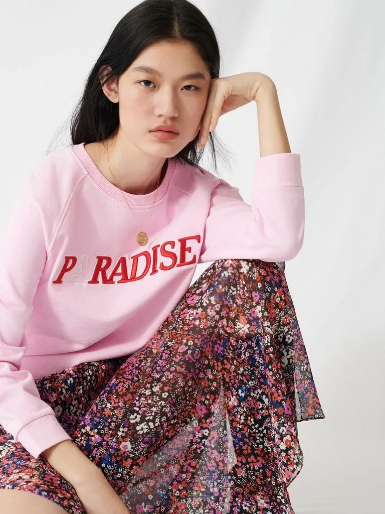 PARADISE PRINTED COTTON SWEATSHIRT