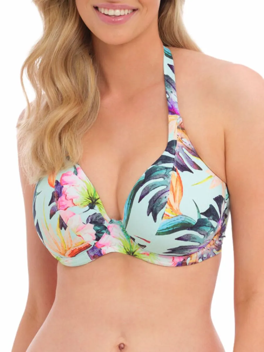 Paradiso Halter Bikini Top - Soft Mint