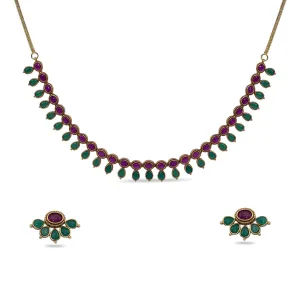 Parama Antique Multi Kempu Necklace Set