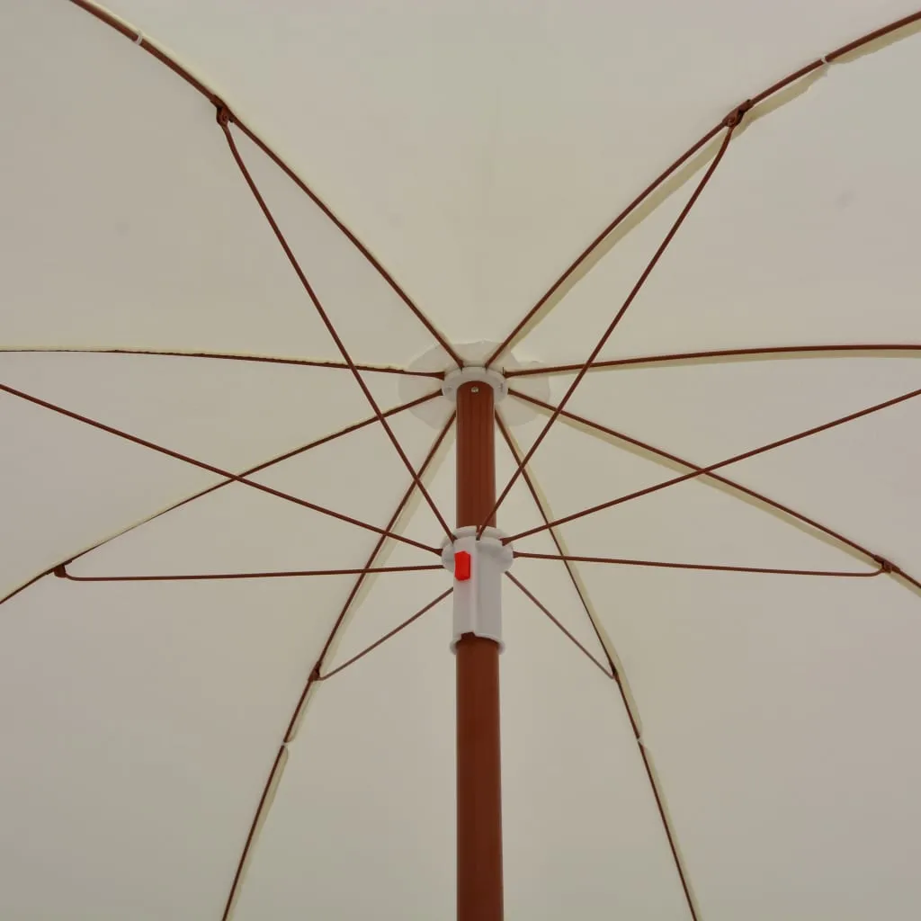 Parasol with Steel Pole 240 cm Sand