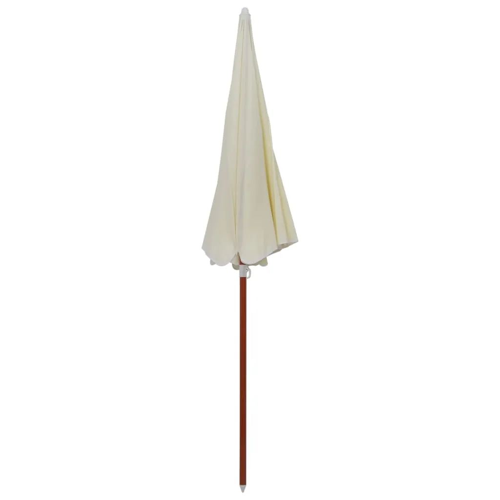 Parasol with Steel Pole 240 cm Sand