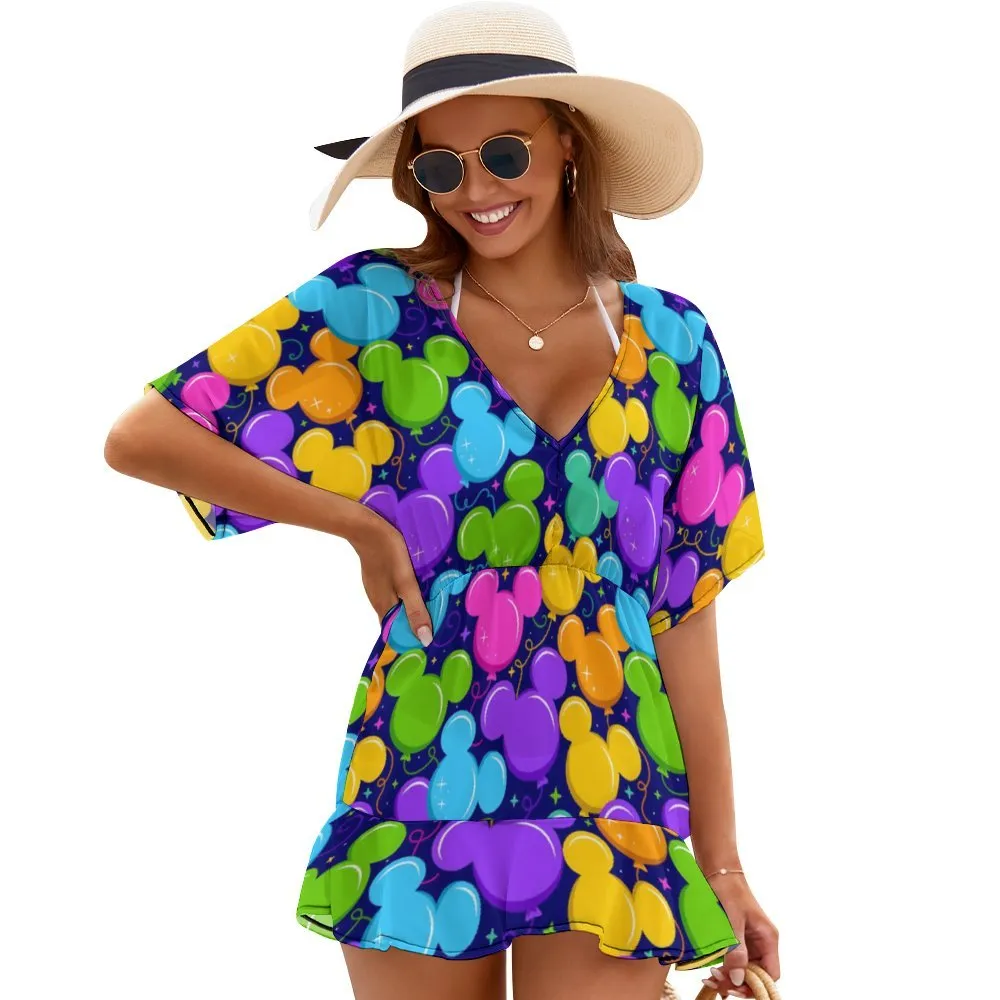 Park Balloons Women's Swimsuit Coverup