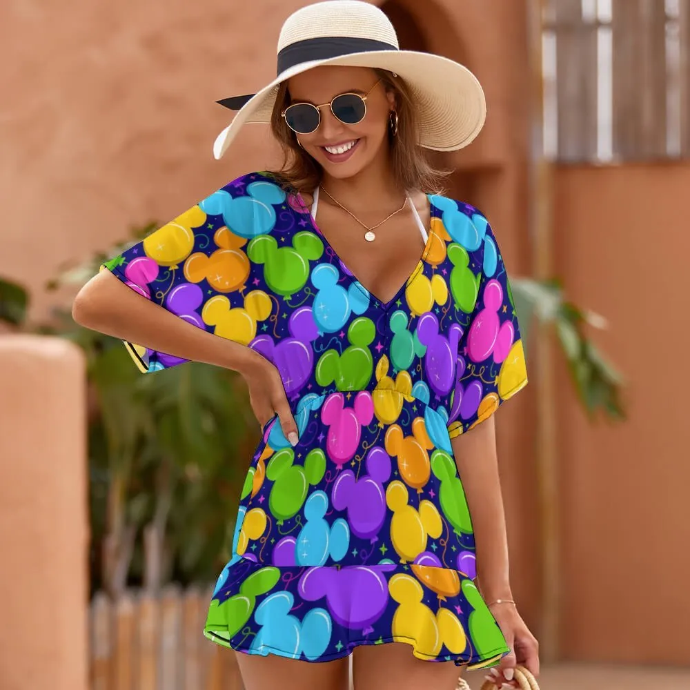 Park Balloons Women's Swimsuit Coverup