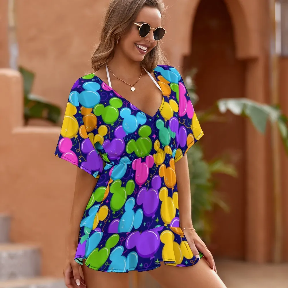 Park Balloons Women's Swimsuit Coverup