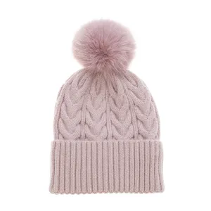 Park Lane Pompom Hat Pink