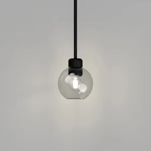 Parlour Lite Sphere Pendant - Black/Clear