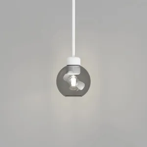 Parlour Lite Sphere Pendant - White/Smoke