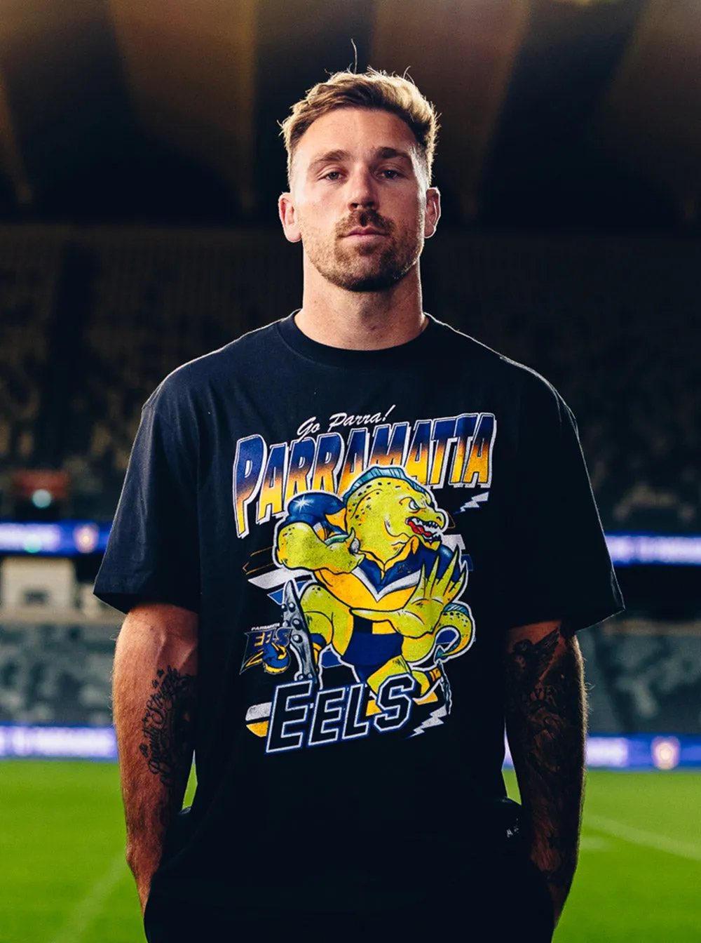 Parramatta Eels x Mitchell & Ness Character Tee