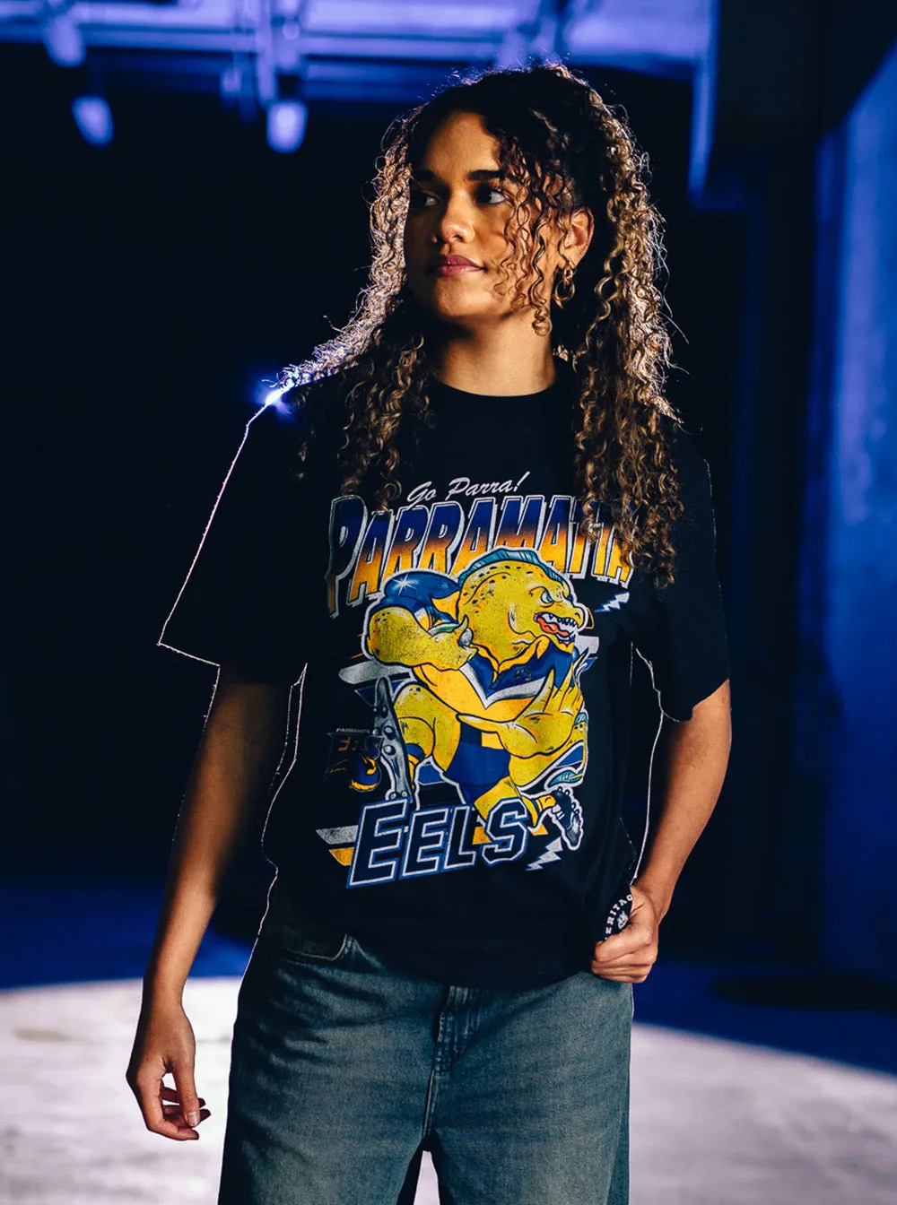 Parramatta Eels x Mitchell & Ness Character Tee