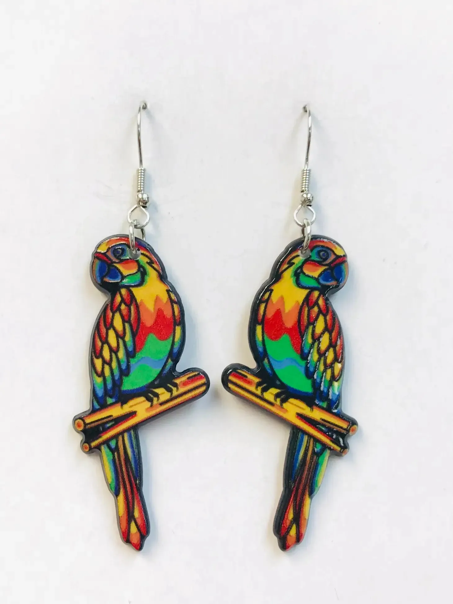 Parrot Dangle Earrings