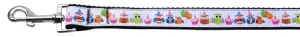 Party Owls Nylon Dog Leash 3-8 Inch Wide 6ft Long