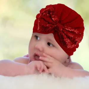 Partywear Red Turban Cap