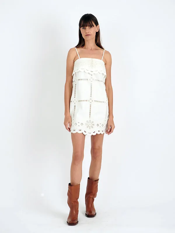 Parvedy Dress in White