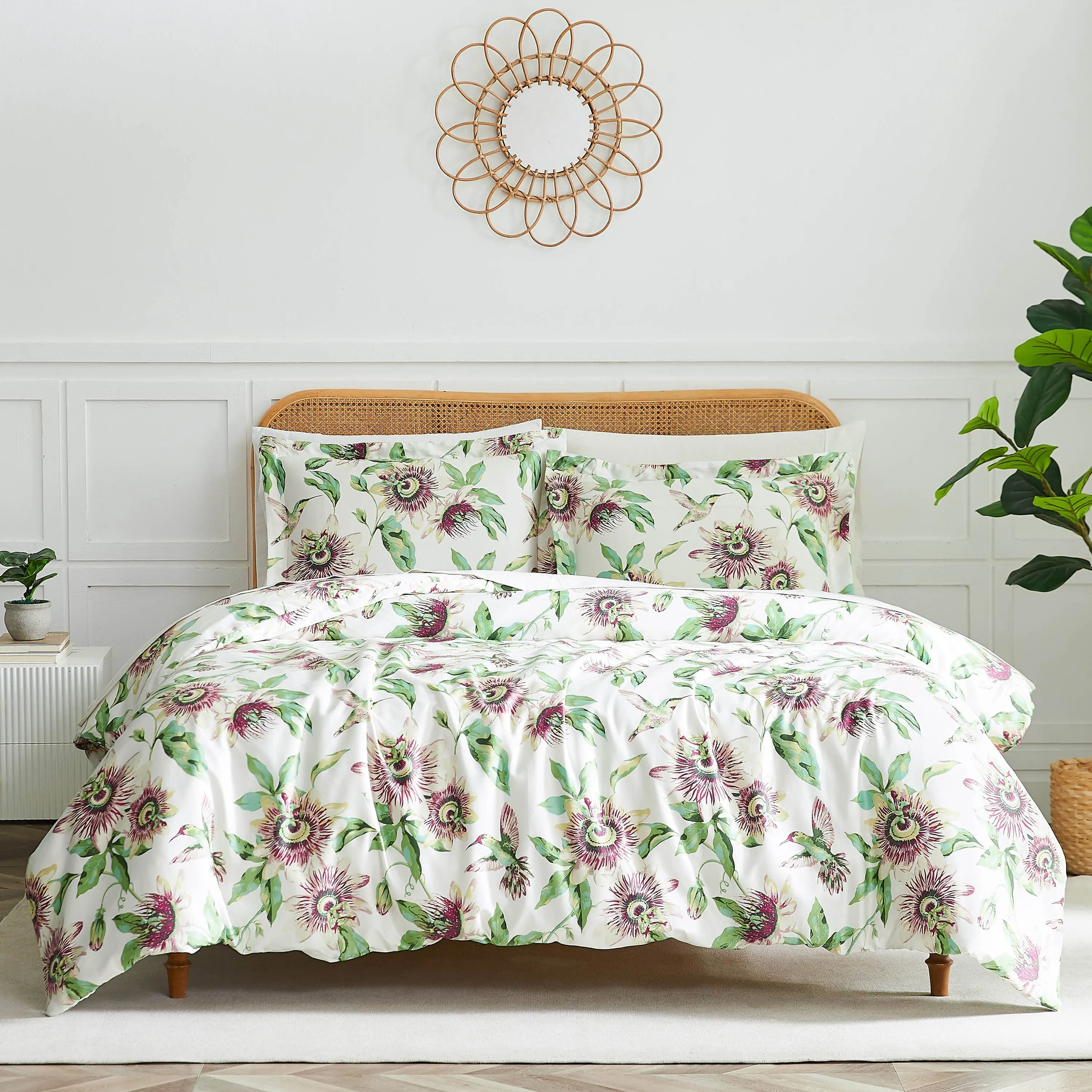 Passiflora Cotton Duvet Cover Set