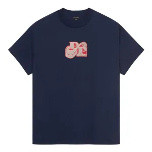 Pass~Port Tilde Stamp T-Shirt Navy