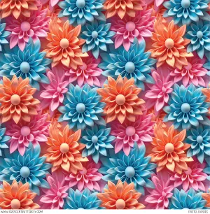 Pastel Daisies Printed Vinyl Sheet/Wrap