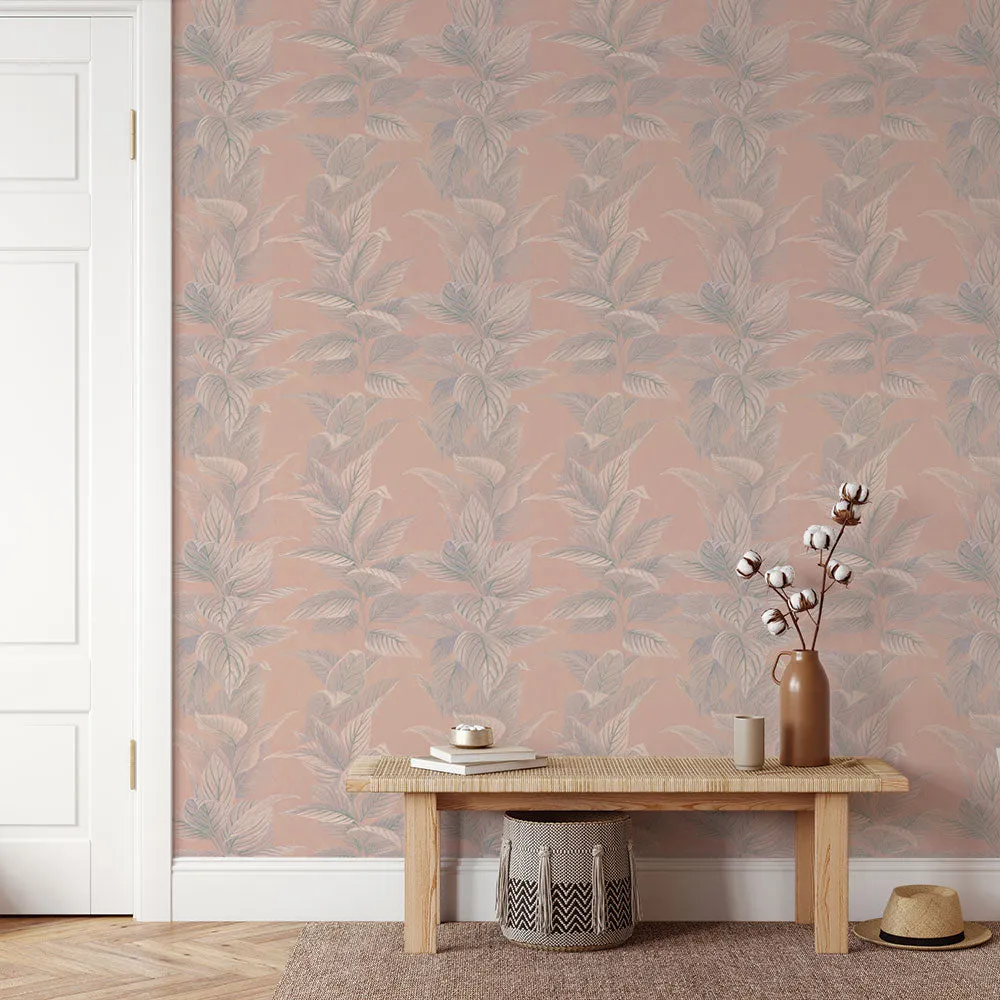 Pastel Palm Peel and Stick Wallpaper