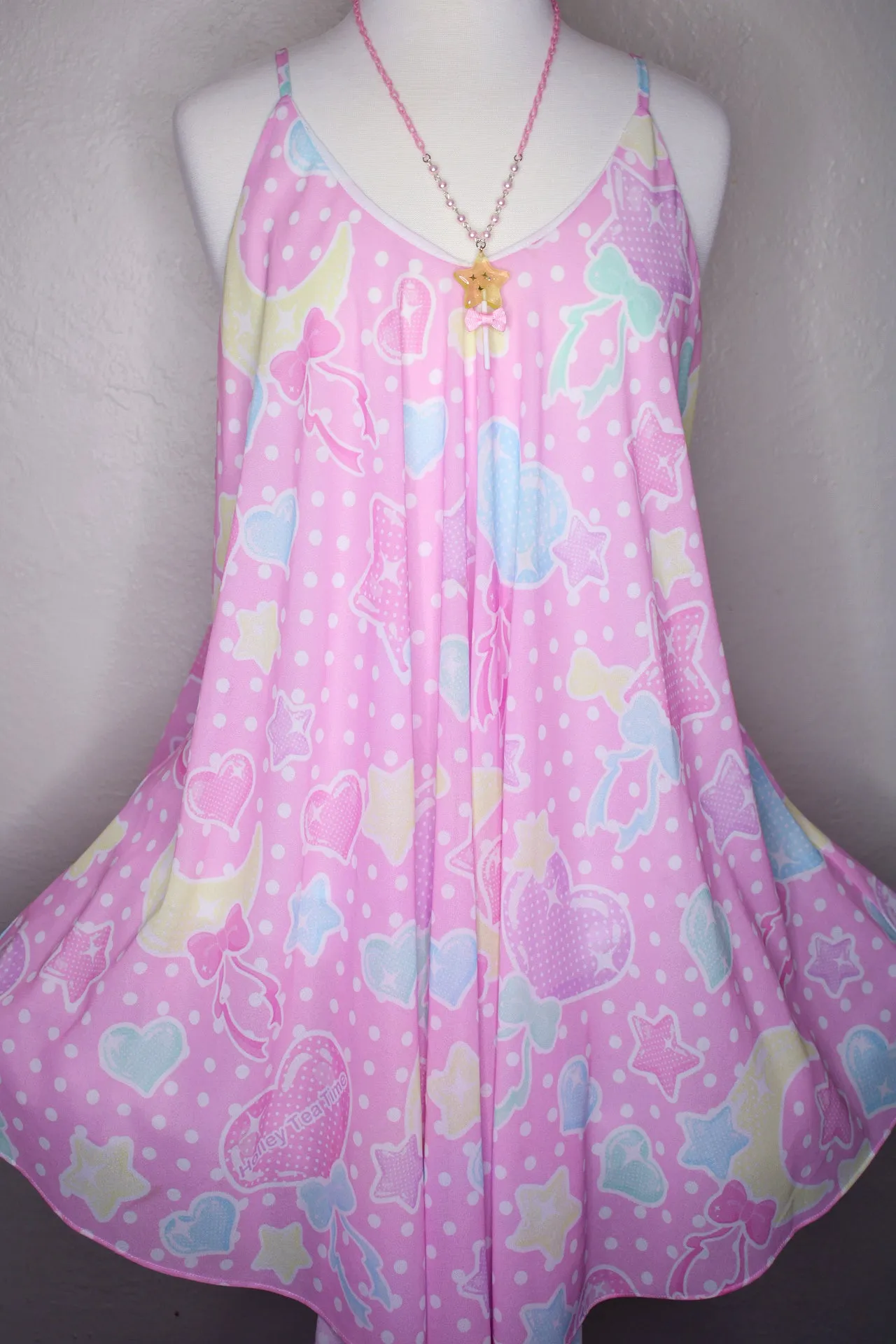 Pastel Party Pink Love The Sun Chiffon Dress