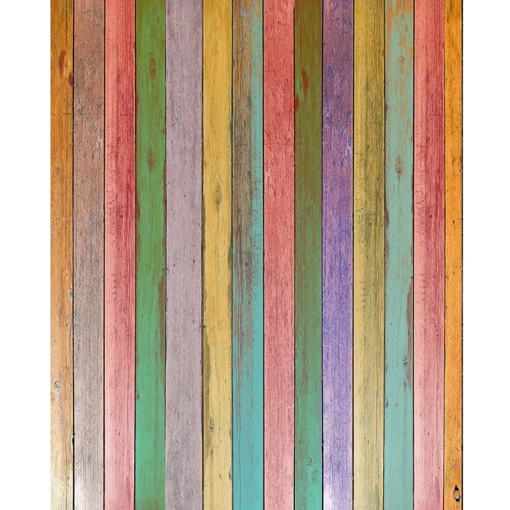 Pastel Planks Printed Backdrop