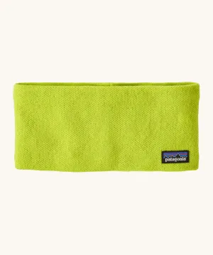 Patagonia Adult Powder Town Headband - Phosphorus Green