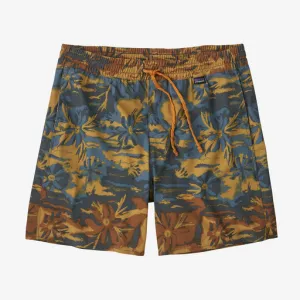 Patagonia Men's Hydropeak Volley Shorts - 16" - Cliffs And Coves: Pufferfish Gold