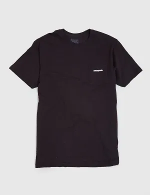 Patagonia P-6 Logo Pocket T-Shirt - Black