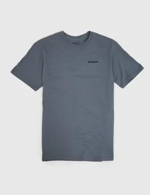 Patagonia P-6 Logo T-Shirt - Grey Heather