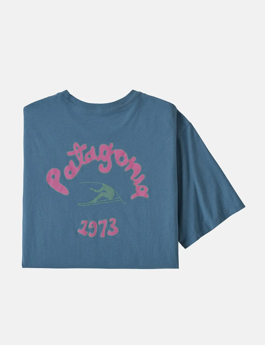 Patagonia Vision Mission Organic T-Shirt - Pigeon Blue