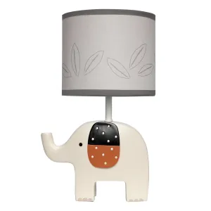 Patchwork Jungle Lamp With Shade & Bulb