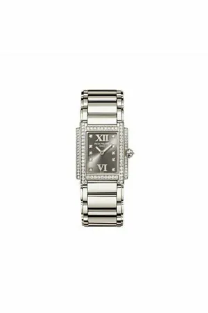 patek philippe twenty~4 18kt white gold with diamonds ladies watch