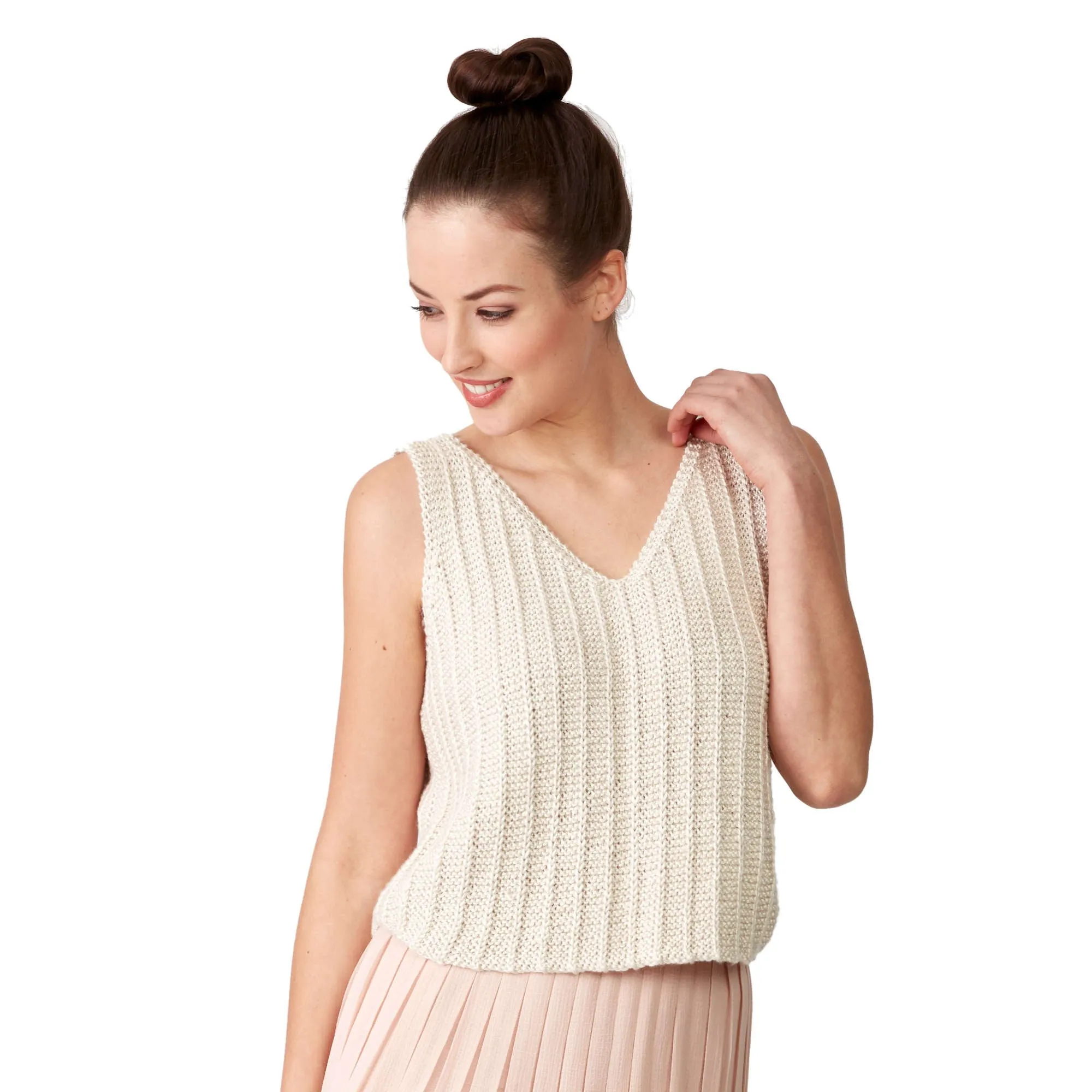 Patons Get In Line Knit Tank