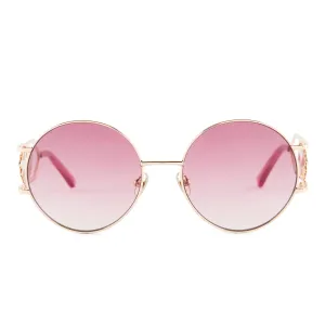 PATRICIA NASH - FAYE   SHINY GOLD   WINE GRADIENT SUNGLASSES