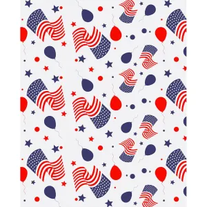 Patriotic Pattern Printed Backdrop