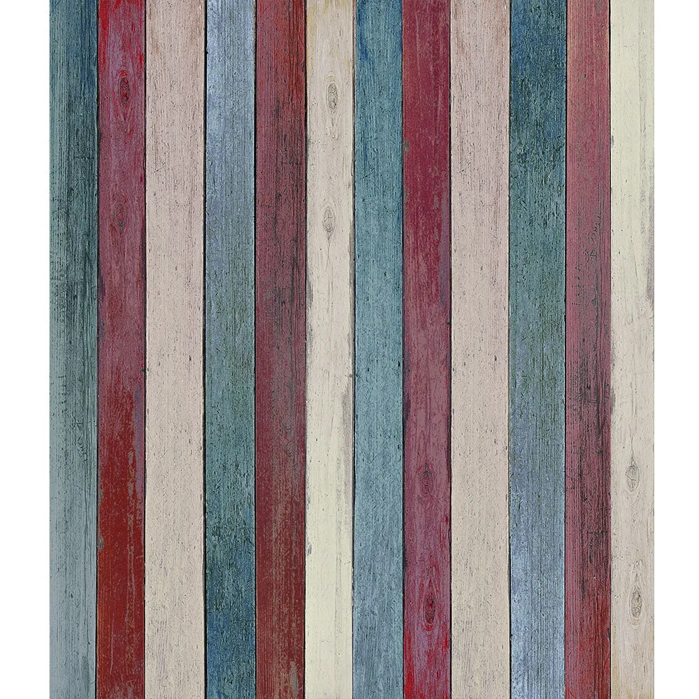 Patriotic Planks Printed Backdrop