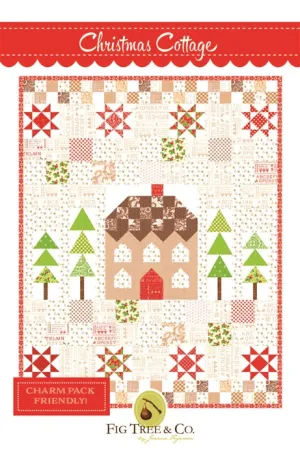 PATTERN, Christmas Cottage Quilt by Fig Tree & Co.