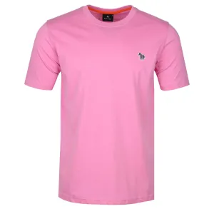 Paul Smith Zebra Badge T Shirt in Pink