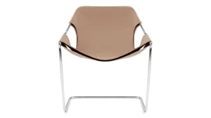 Paulistano - Paulistano Chair, Butterscotch Vegan Leather & Chrome