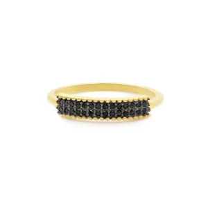 Pavé Thin Marquee Ring